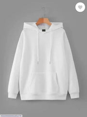 1 Pcs Men's Fleece Plain Hoodie