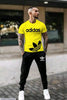 2 pcs Mens Cotton Jersey Printed Track Suits